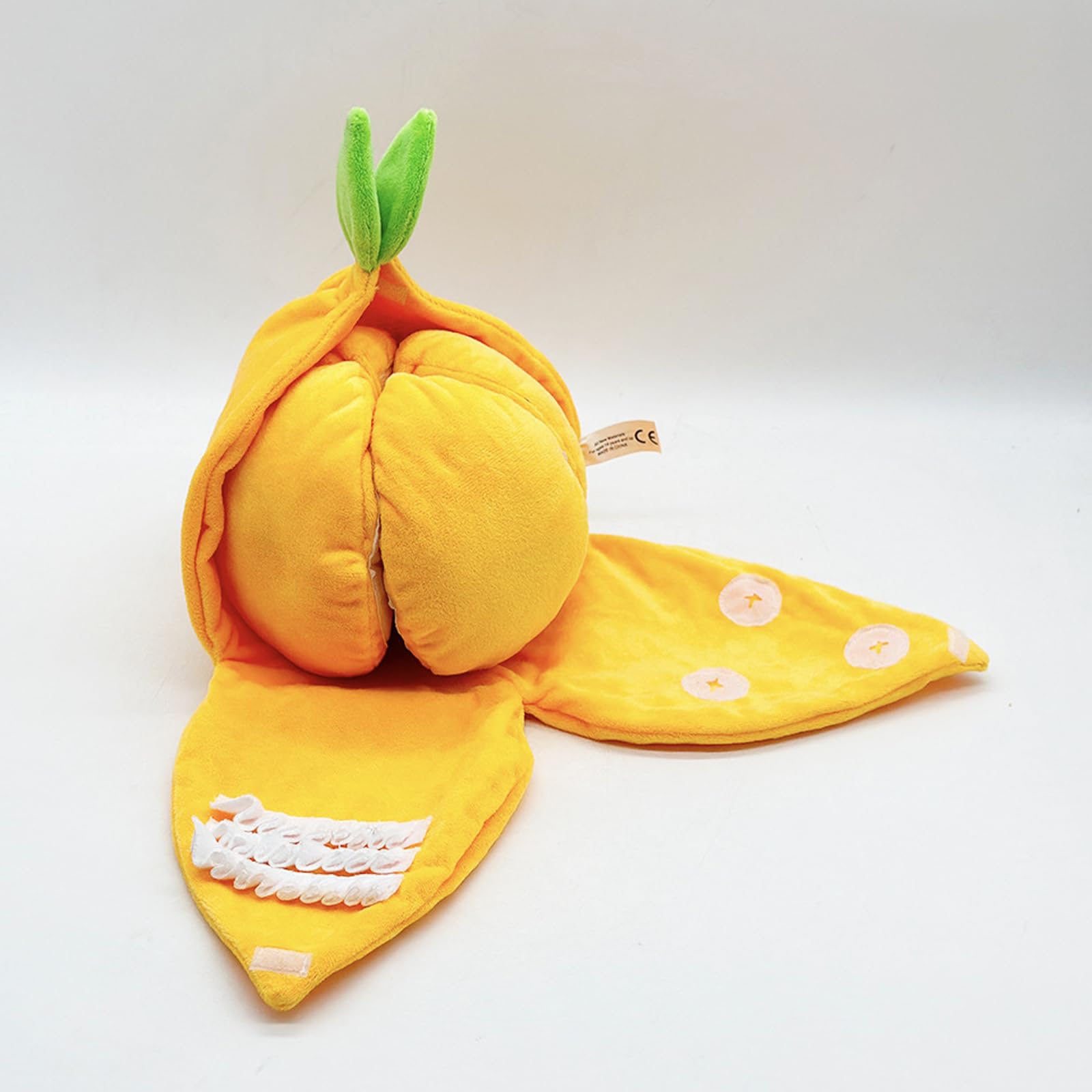 Juguete para perros Snuffle Squeaky Mandarina dispensador interactivo masticar para aliviar el estrés Snacks para perros rompecabezas para perros