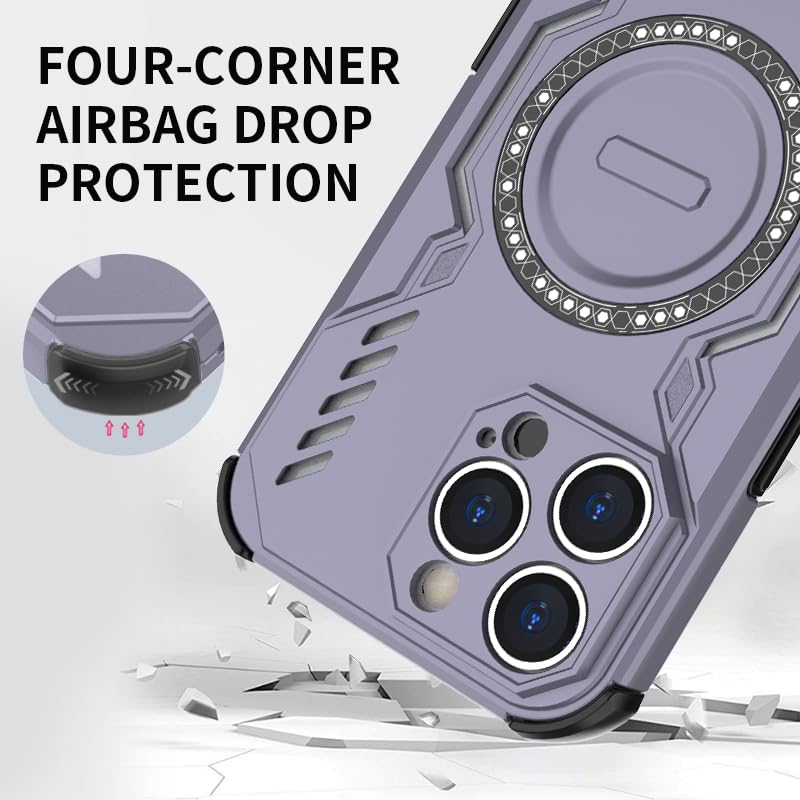 Coque iPhone 16 Pro Max Asuwish robuste magnétique avec protection écran verre