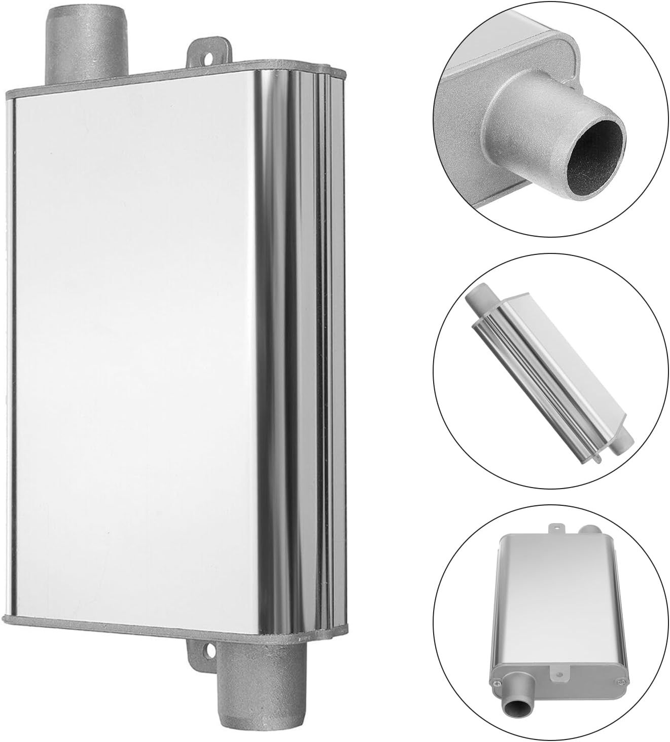 180cm Stainless Steel Diesel Heater Exhaust Pipe Exhaust Muffler Silencer with 25mm Air Intake Filter Air Intake Pipe Fits for Webasto Eberspacher Parking Heater, Fits for Chinese Diesel Heater