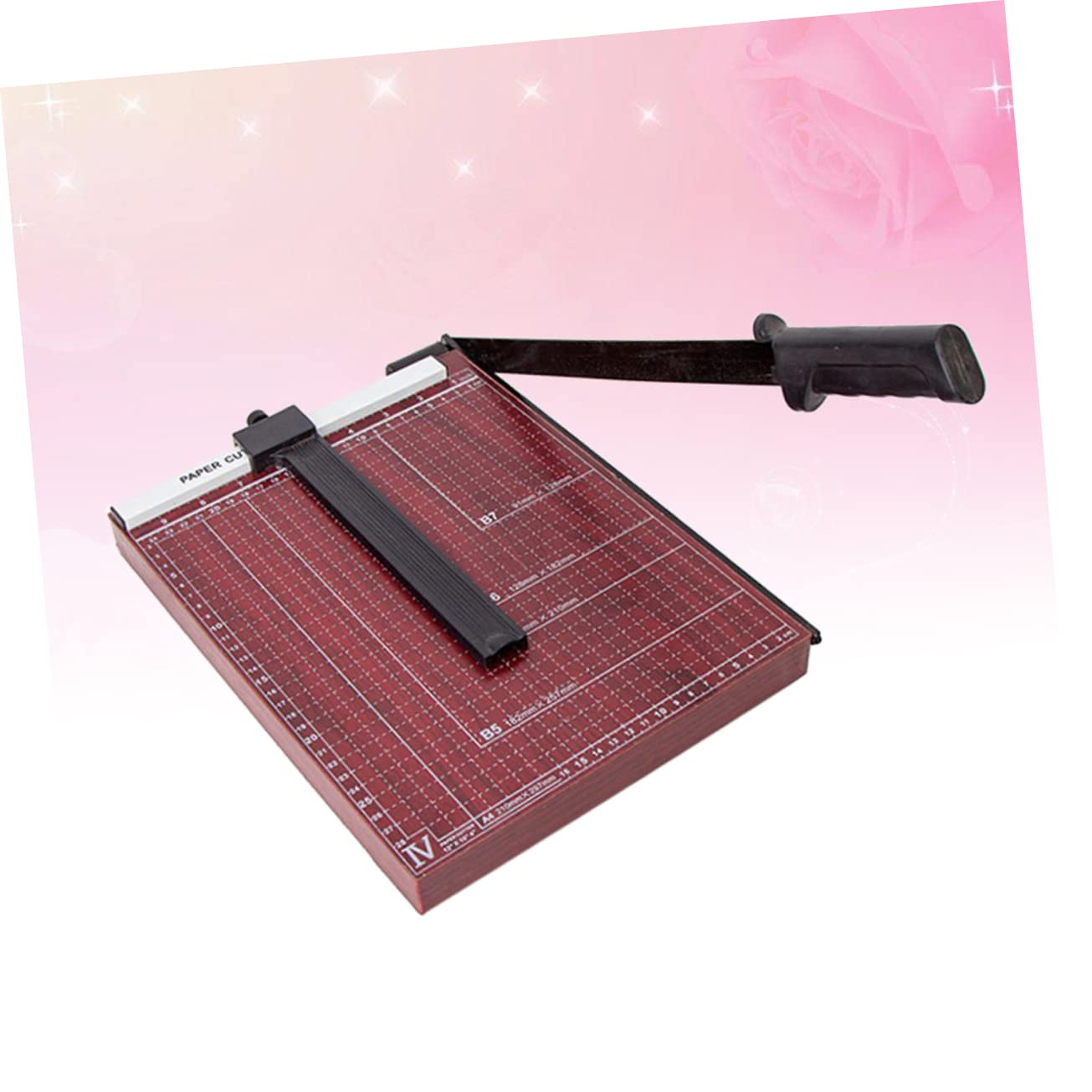 Tagliacarte A4 in Metallo con Base Quadrettata per Scuola