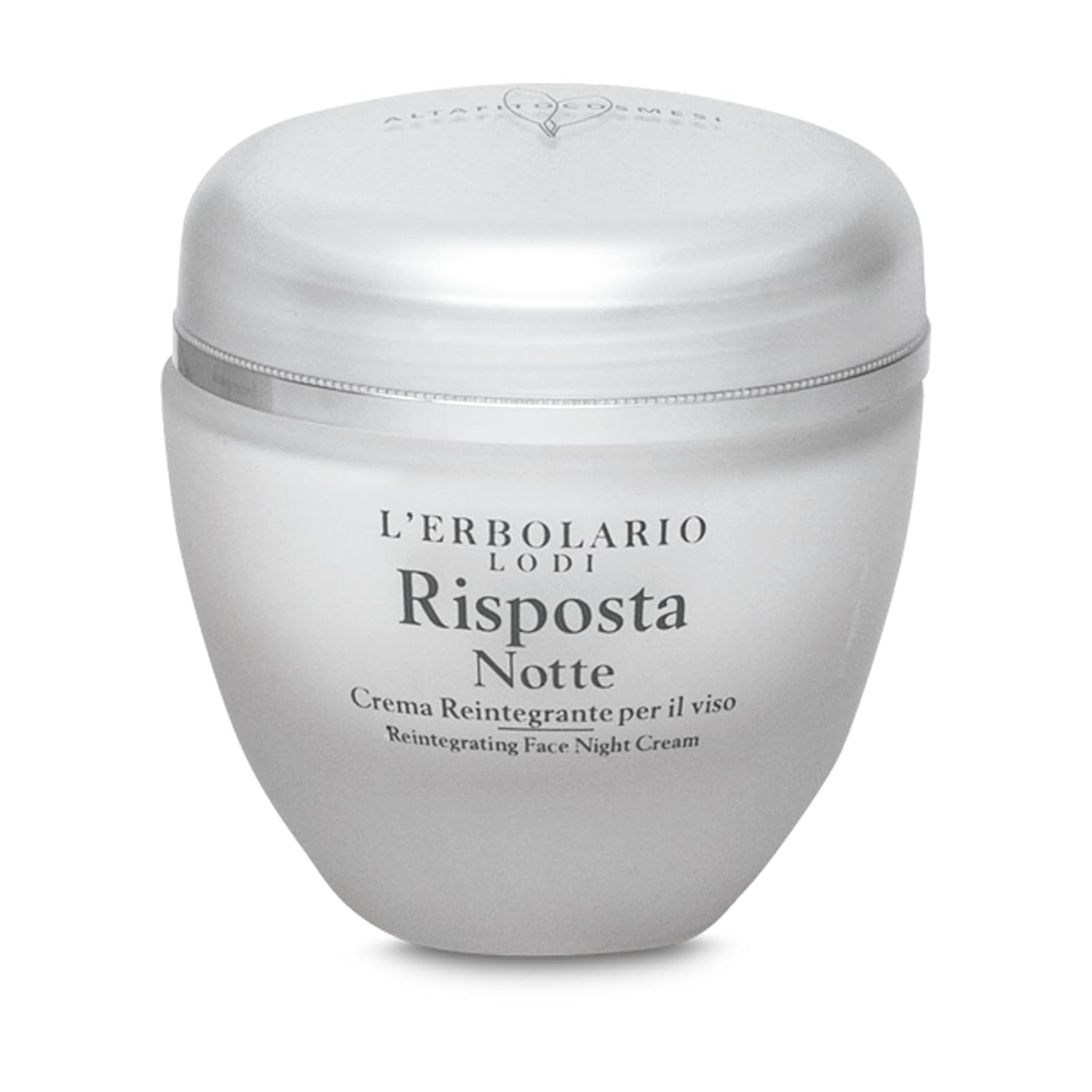 L'Erbolario Risposta Night Reintegrating Face Cream, 1.6 oz, Face Moisturizer, with Shea Butter, Moisturizing and Nourishing, Cruelty-Free