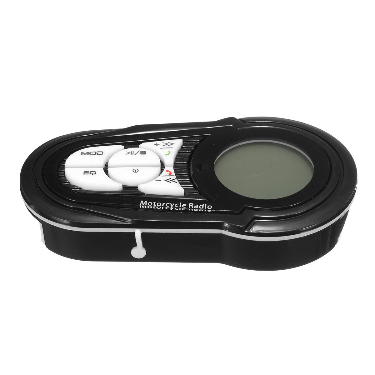 Motorcycle Mp3 Stereo System Altavoz con Amplificador FM con Función Bluetooth Waterproof-Black & Sliver