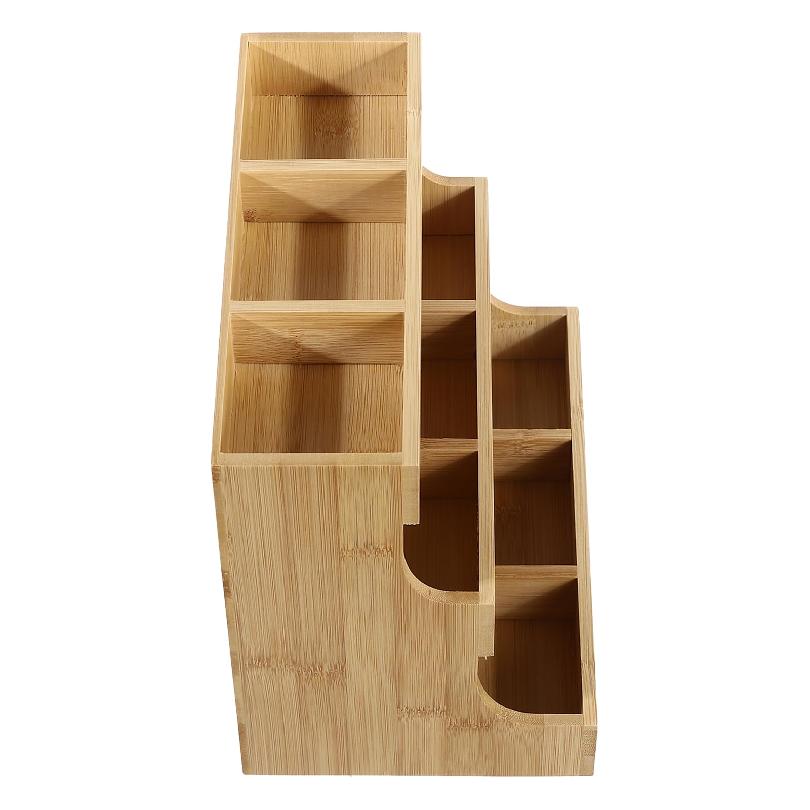 Organizador de bolsas de té de bambú, 9 compartimentos, de madera de bambú, para cocina, escritorio, oficina, café, casa de té, regalo