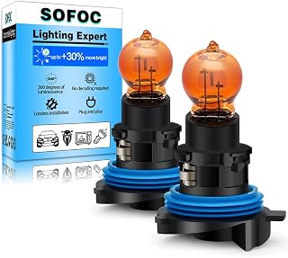 SOFOC HP24W ハロゲン車の昼間の連続したライト回転信号ライト霧 12V 24W のアンバー・イエロー 3000K 無極性 2Pcs