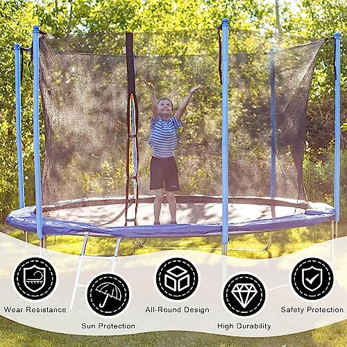image for Jexine Trampoline Net Replacement Trampoline Safety Round Frame Enclos