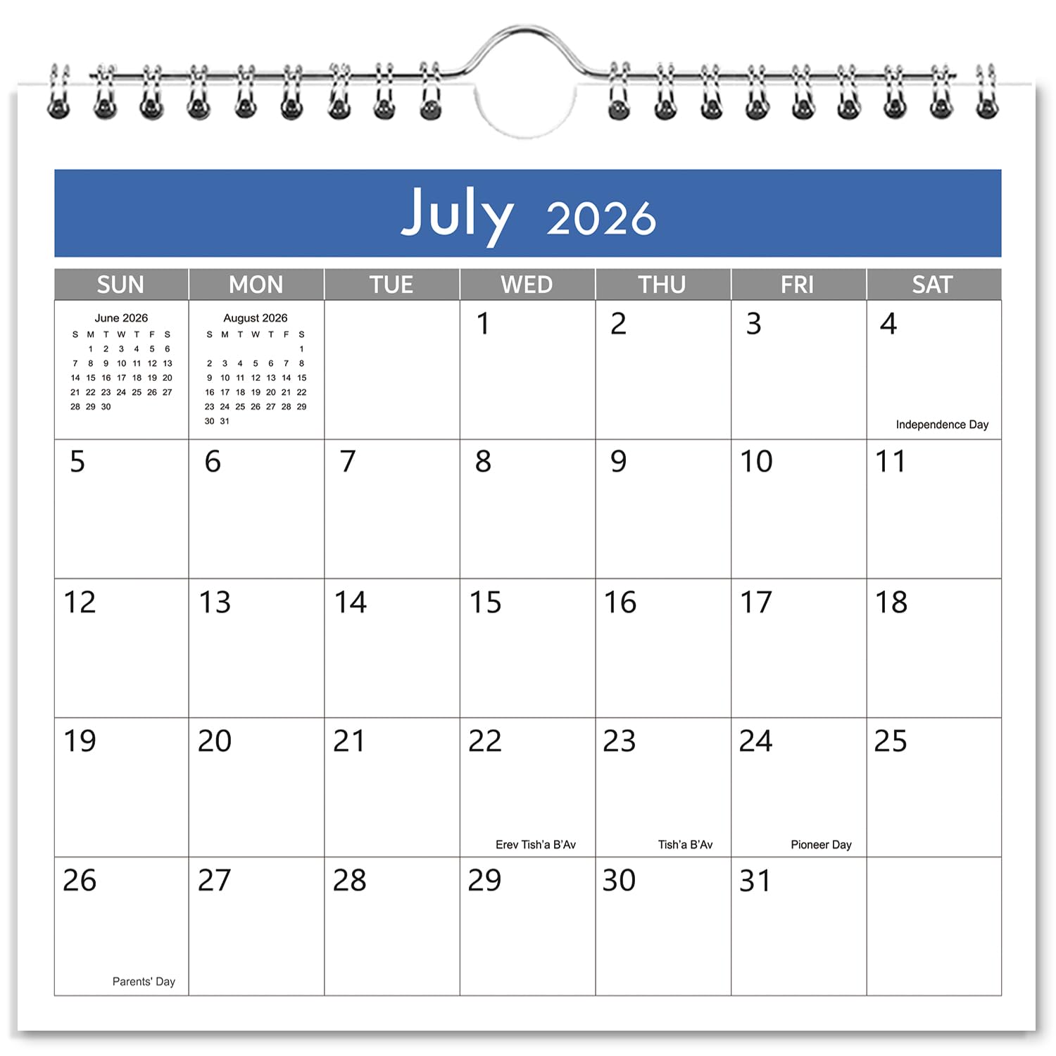 Photo 1 of ***2027 SEE PHOTO*** Mini Calendar 2026-2027, 7'' x 7'' Small Calendar Runs from July 2026 unitl December 2027, Little Wall Calendar for Wall, Desk, Bulletin Board or Fridge