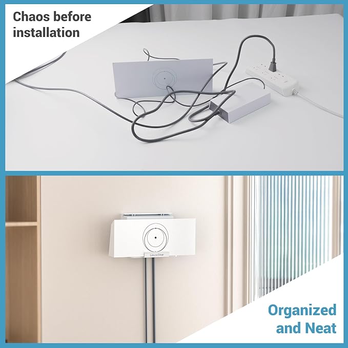 Soporte de pared para router Starlink Gen 3 y fuente de poder miniatura 7