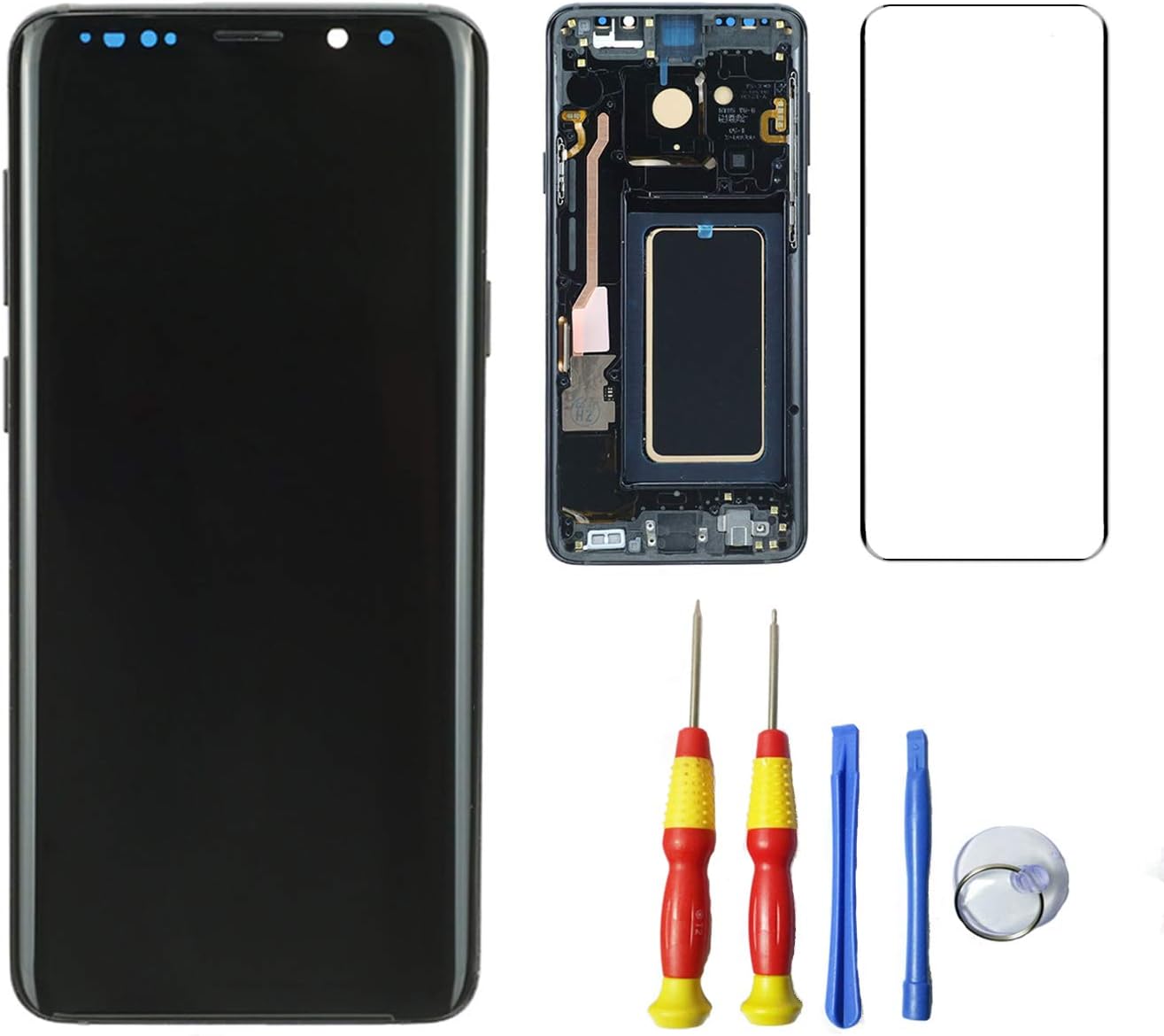 Get Special Price Jiakang AMOLED Display for Samsung Galaxy S9 G960 G960U G960F G960W LCD Touch Screen with Frame & Tools Assembly Replacement Part 5.8 inch Black Best Quality 🔥 Jiakang AMOLED Display for Samsung Galaxy S9 G960 G960U G960F G960W LCD Touch Screen with Frame & Tools Assembly Replacement Part 5.8 inch Black