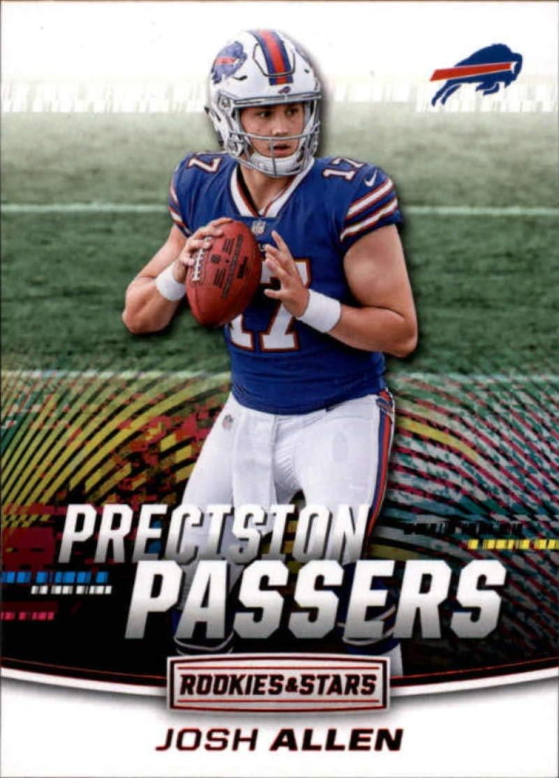 2018 Rookies and Stars Precision Passers Football #17 Josh Allen Buffalo Bills Official NFL Trading Card Produced by Panini