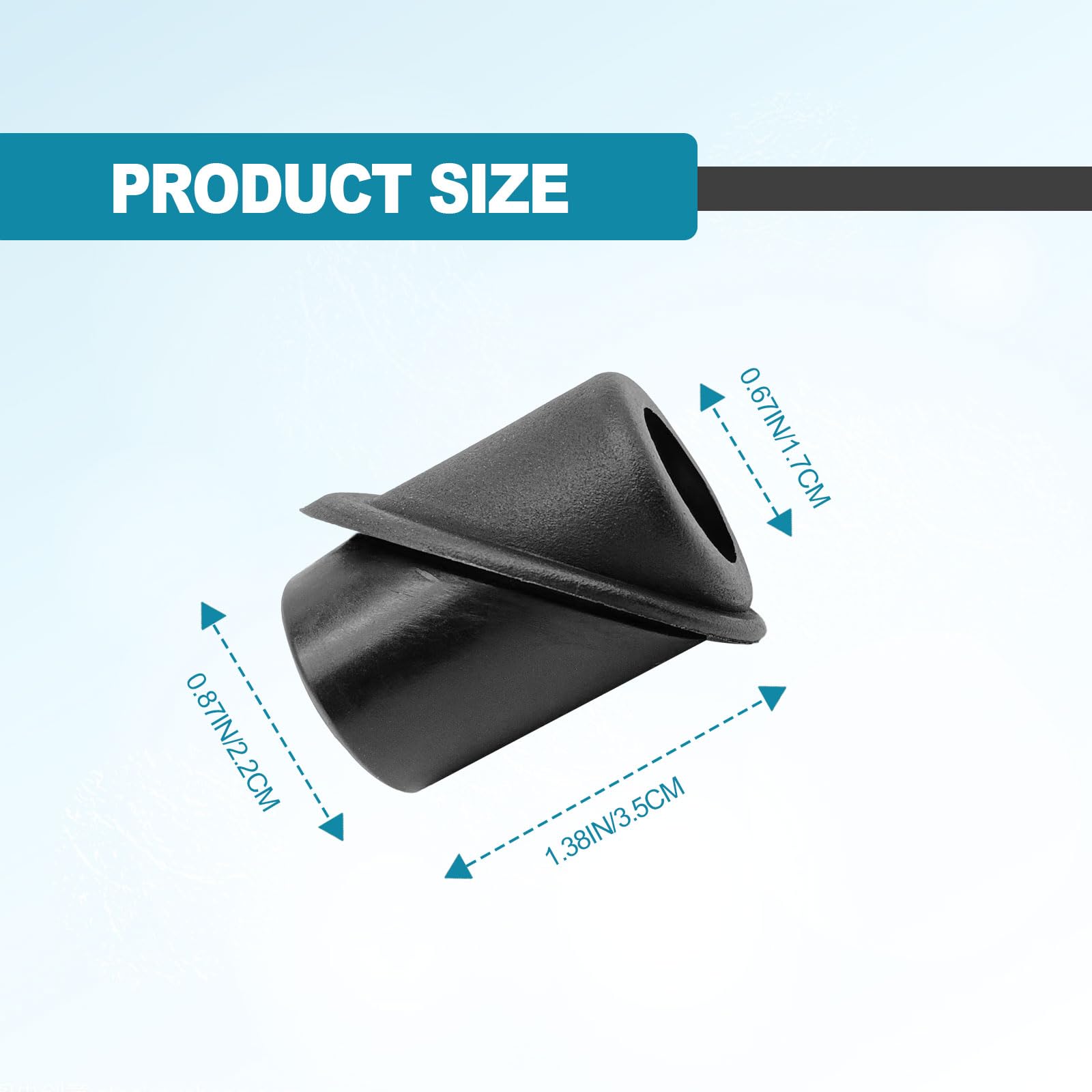 Antenna Base Rubber Adapter Base - Radio Antenna Mast Base - Compatible with Hyundai Elantra 2000-2006 - 96216-2D000…