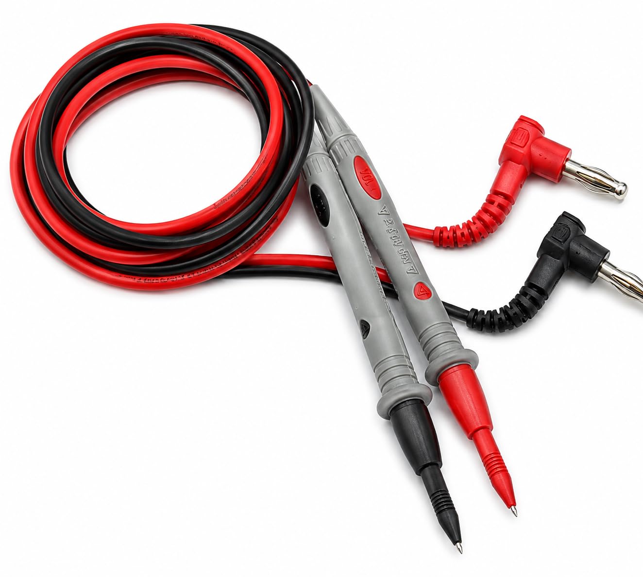 Multimeter Test Leads with Banana Plugs | Universal Digital Voltmeter & Clamp Meter Probe Cables for Electrical Testing-image-7