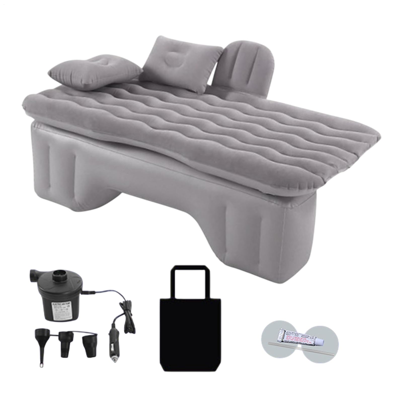 Lit de voiture portable gonflable et réutilisable matelas de camping anti-crevaison avec coussin
