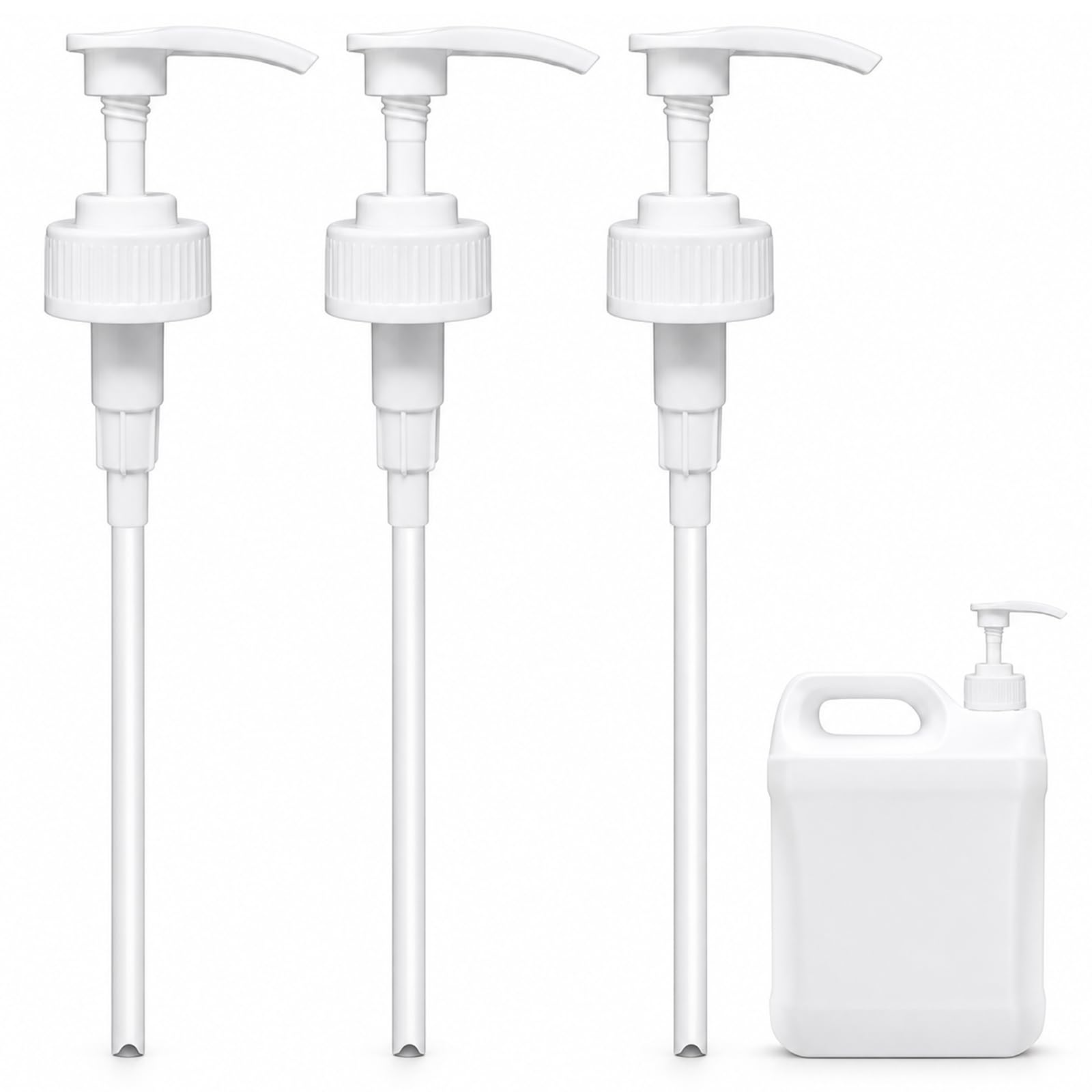3 Pack 5L Pump Dispenser, 38 mm Bottle Neck, 4 ml per Press