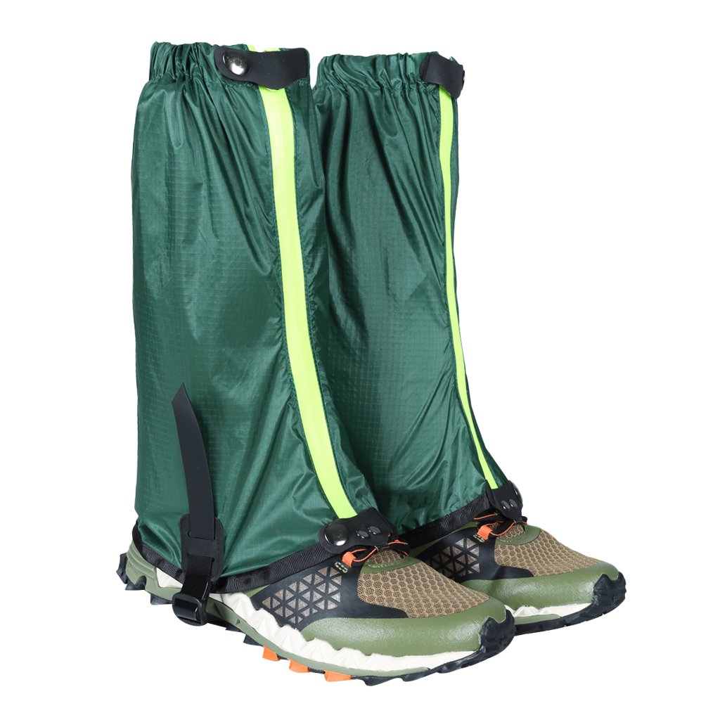 Wodoodporne legginsy do butów wspinaczkowych Trekking Gators Snow Gaiters Green