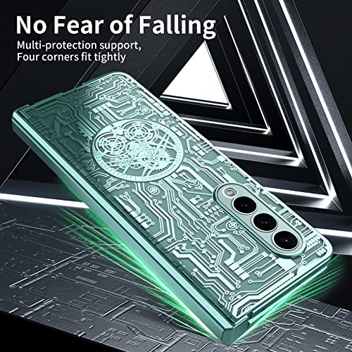 Coque Galaxy Z Fold 3 de finition plating or avec protection d'écran - 2