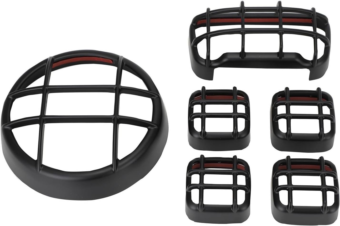 ヘッドライトグリルカバーオートバイアクセサリー 1 セットターンシグナルテールライトランププロテクター PP プラスチック為に ホン