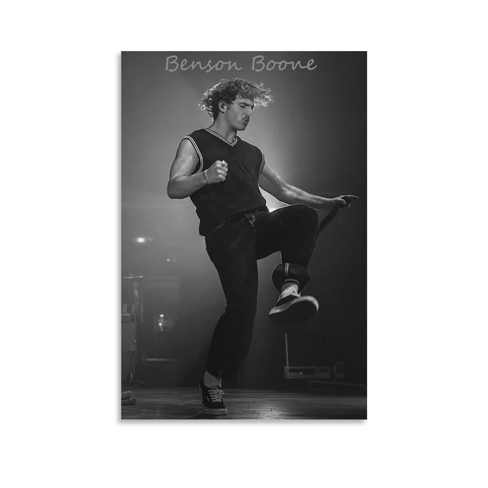 MODEXO Music star Bensonღ Boone poster Art Style Canvas Poster Bedroom Bathroom Living Room Wall Decoration Crafted for Decorating Personal Style Rooms Aesthetically Frameless 08x12inch(20x30cm)