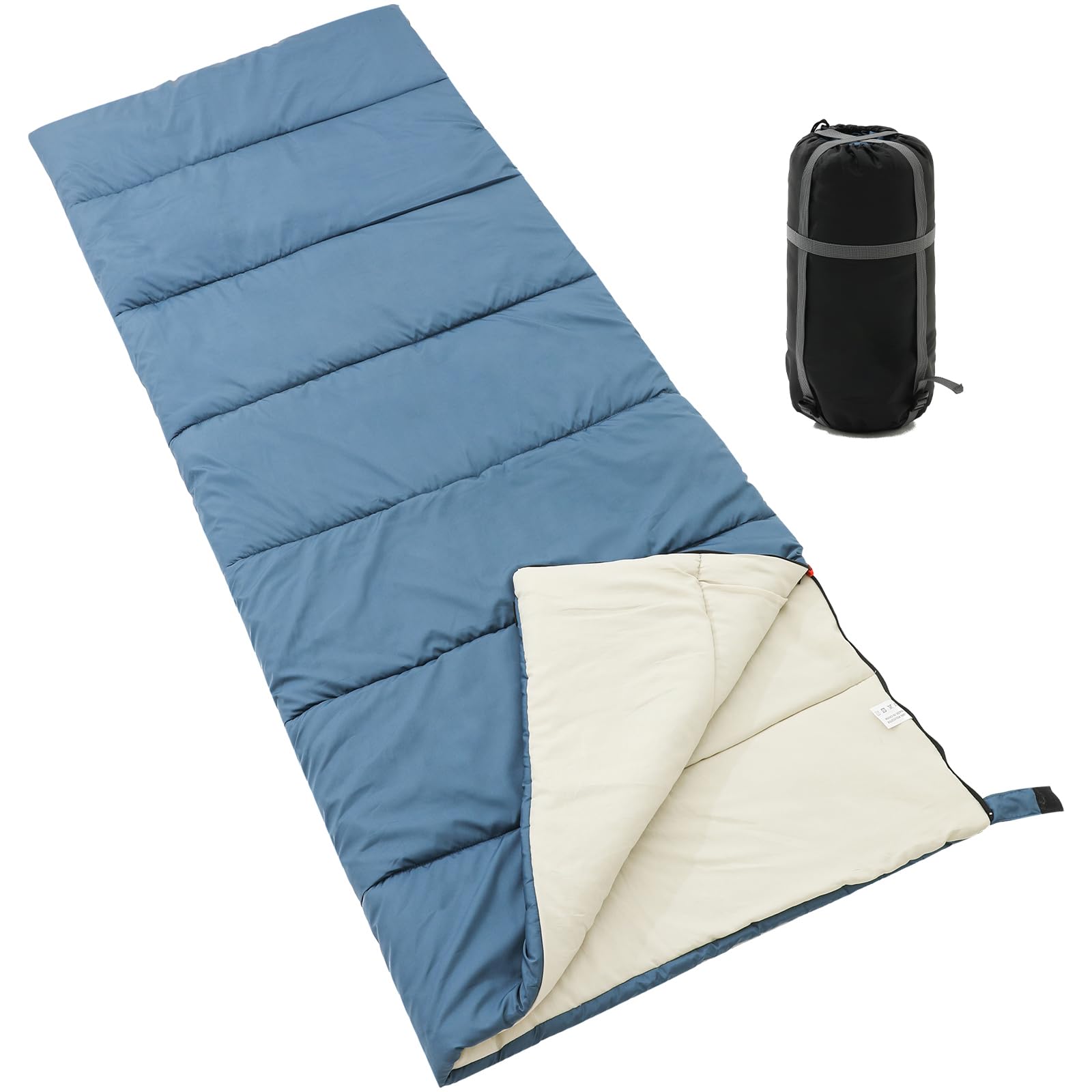 Camping Schlafsack Kaltwetter 4-Jahreszeiten Leichtgewicht Warm für Erwachsene Kinder