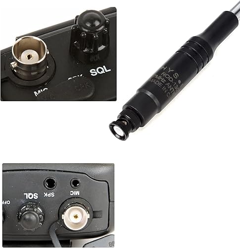 Miniatura 2 de HYS BNC Base telescópica/varilla de 27 Mhz Antena aficionada HT de 9.8 pulgadas a 51.97 pulgadas para radio CB portátil/portátil con conector BNC