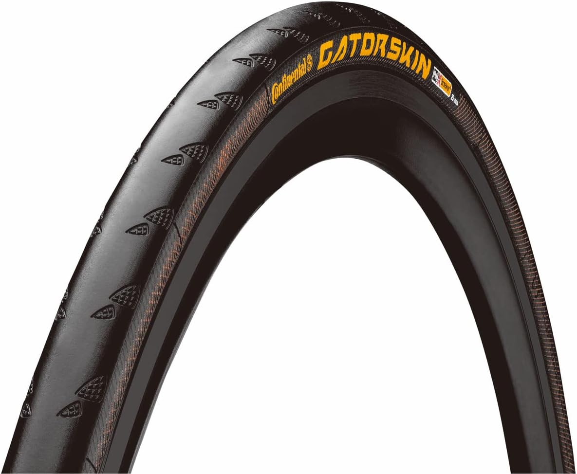 Gatorskin/Duraskin Folding 700c 23mm Road Bike Tyre - Black, 28 Inch