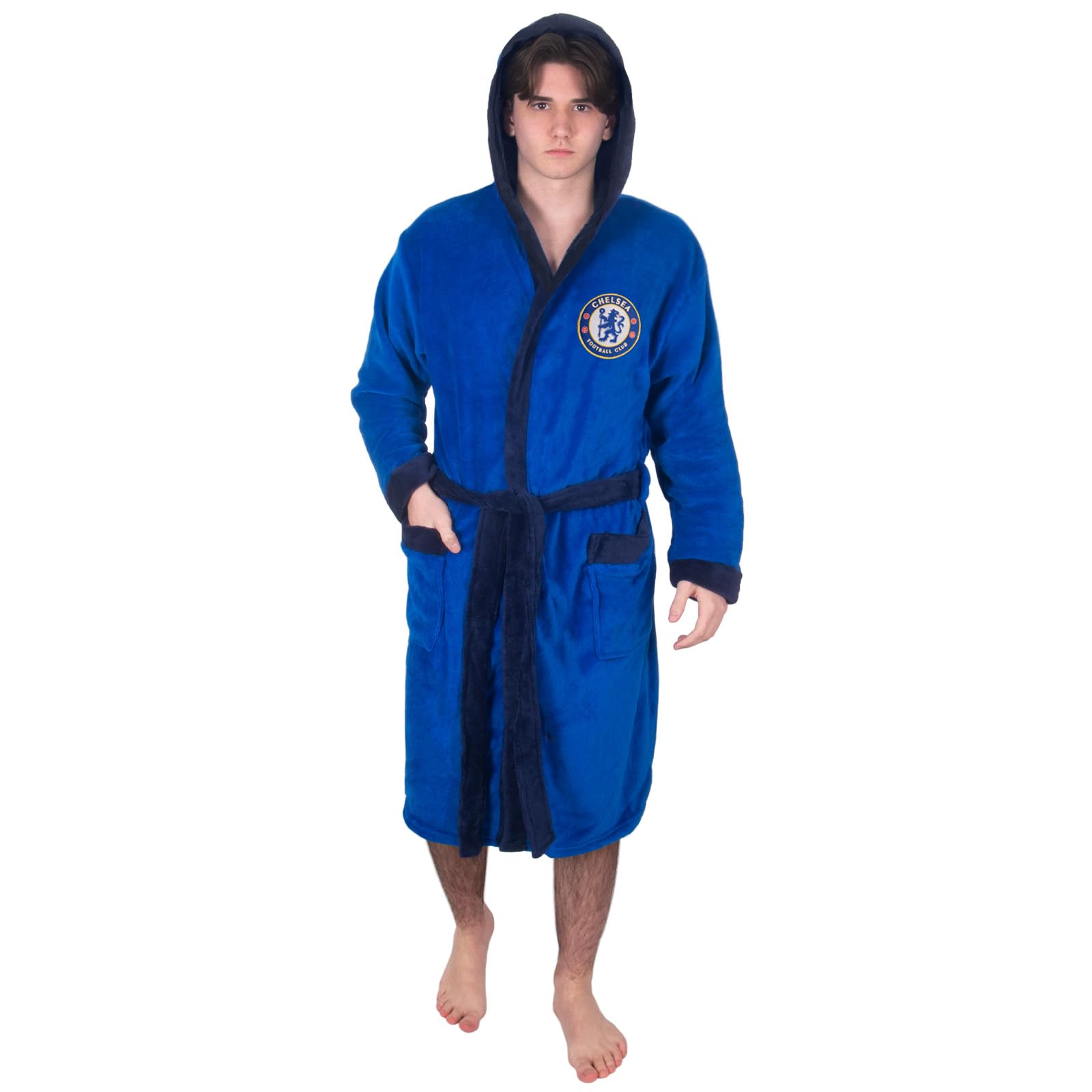 Sudadera con capucha y cierre completo Nike Tech Fleece de Chelsea - Azul marino