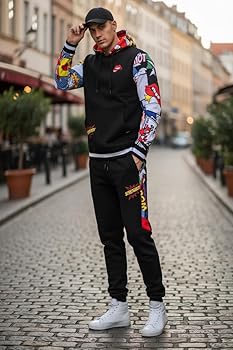 Amazon.com: SCREENSHOT-H11062 Mens Urban Hip Hop Premium