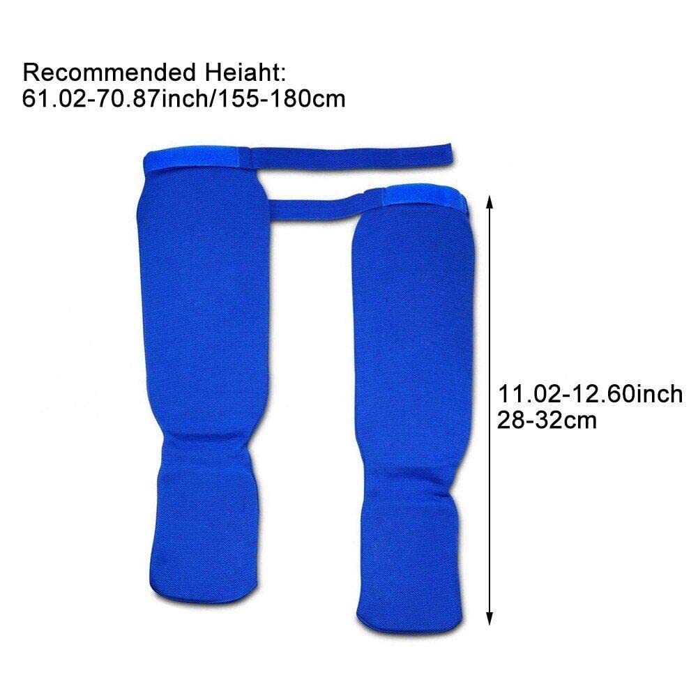 AQF Scheenbeschermers Pads Kickboksen Muay Thai MMA Instep, EVA