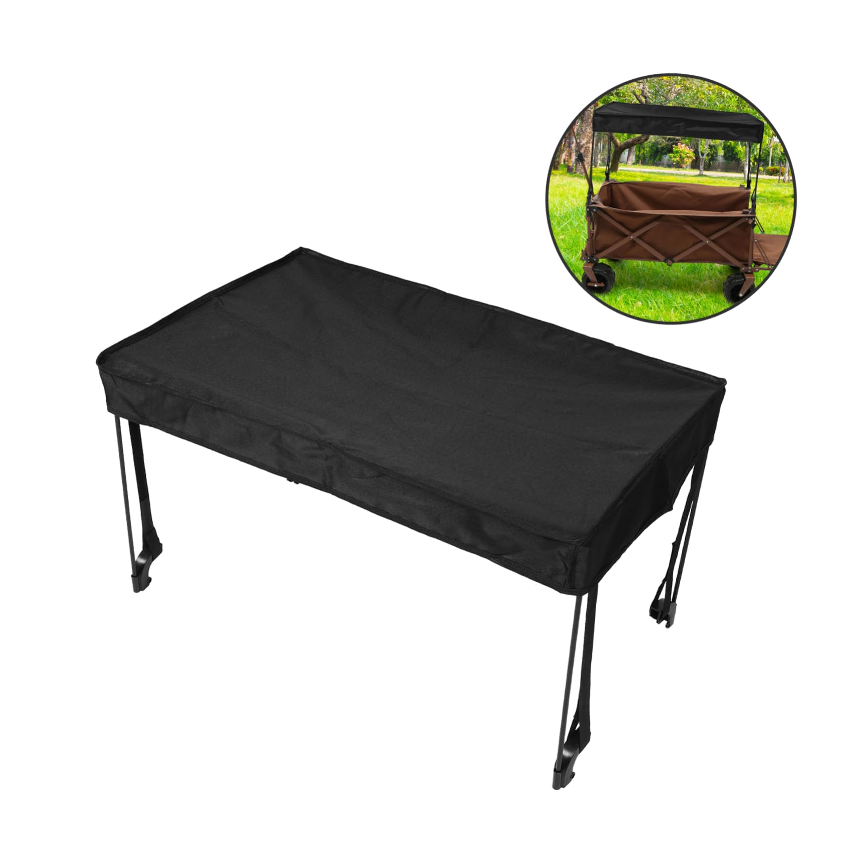 Toddmomy Carrito Plegable con para Lluvia y Protección Uv Accesorio para Camping Playa y Actividades Compatible con Carritos