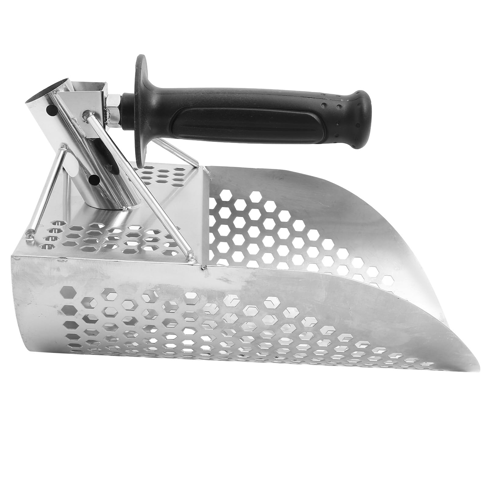 Setaccio per Rilevamento Metalli Paletta Ergonomica in Acciaio Inox per attività Outdoor e Ricerca Tesori in Spiaggia e Fiumi