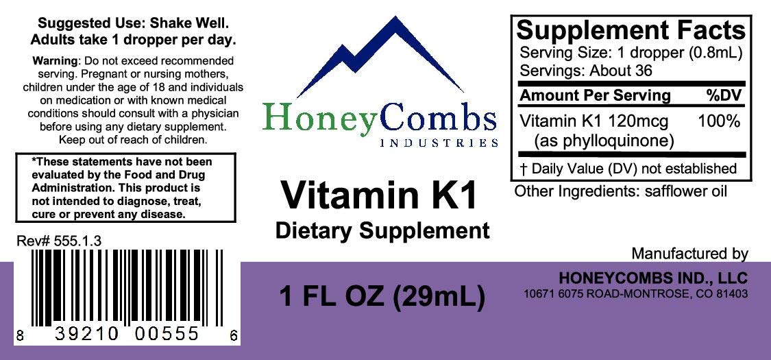 Liquid Vitamin K1 1 Fl Oz AlcoholFree Oral Vitamin K1 Drops
