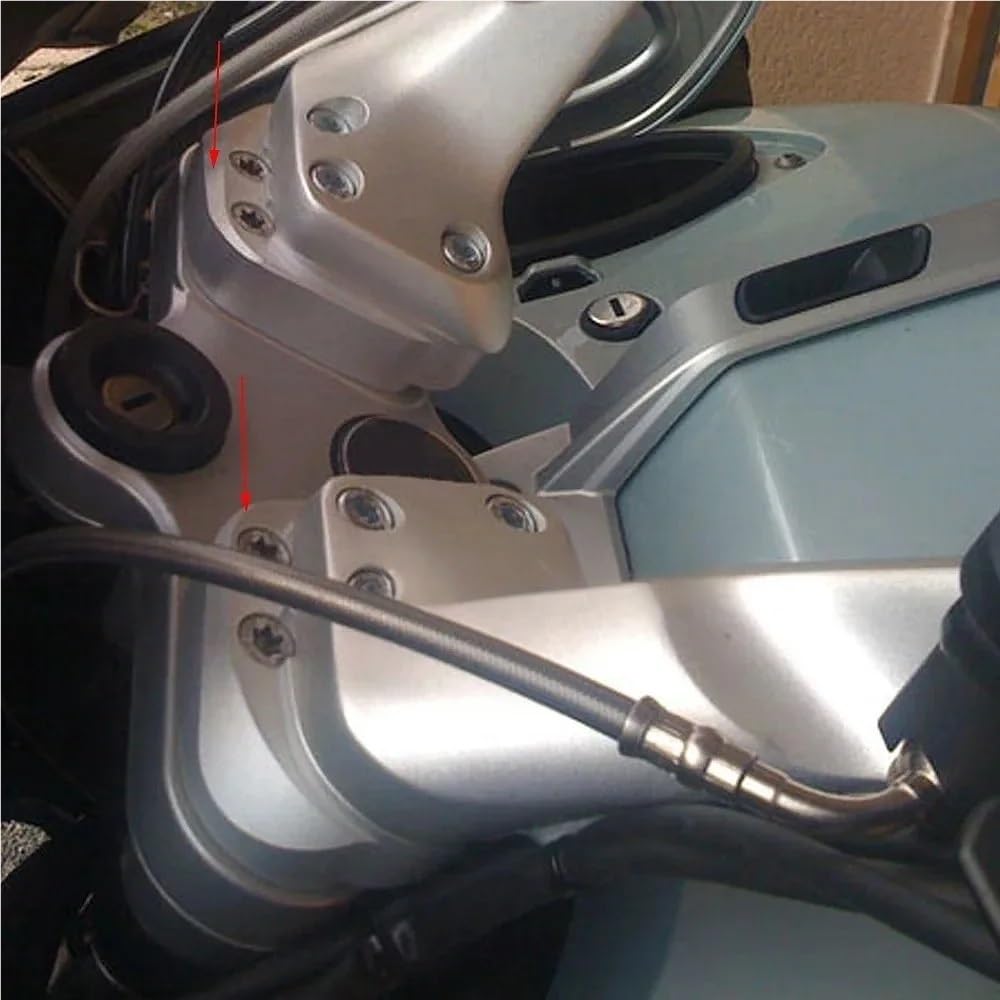 Staffa Riser Manubrio Per R1100R R1150R R1200RT R1150RT R1100RT | Accessori Moto Per R1100R R1150R R1200RT R1150RT R1100RT Manubrio Riser Trascinare Maniglia Bar Morsetto Estendere Adattatore
