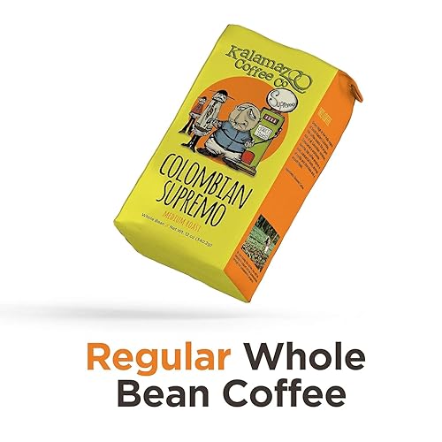 Miniatura 5 de KALAMAZOO COFFEE COMPANY Café en grano entero con sabor especial - Creme Brulee tostado medio - Bolsa de 12 onzas, paquete de 1