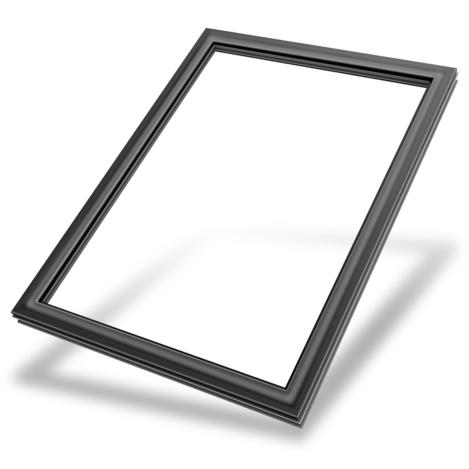upgraded 41.9”x 28.6”242193212 refrigerator fresh food door gasket replacement compatible with frigidaire ken-more crosley refrigerator door gasket seal s3513466,ap5806924,ps9493822,eap9493822 black