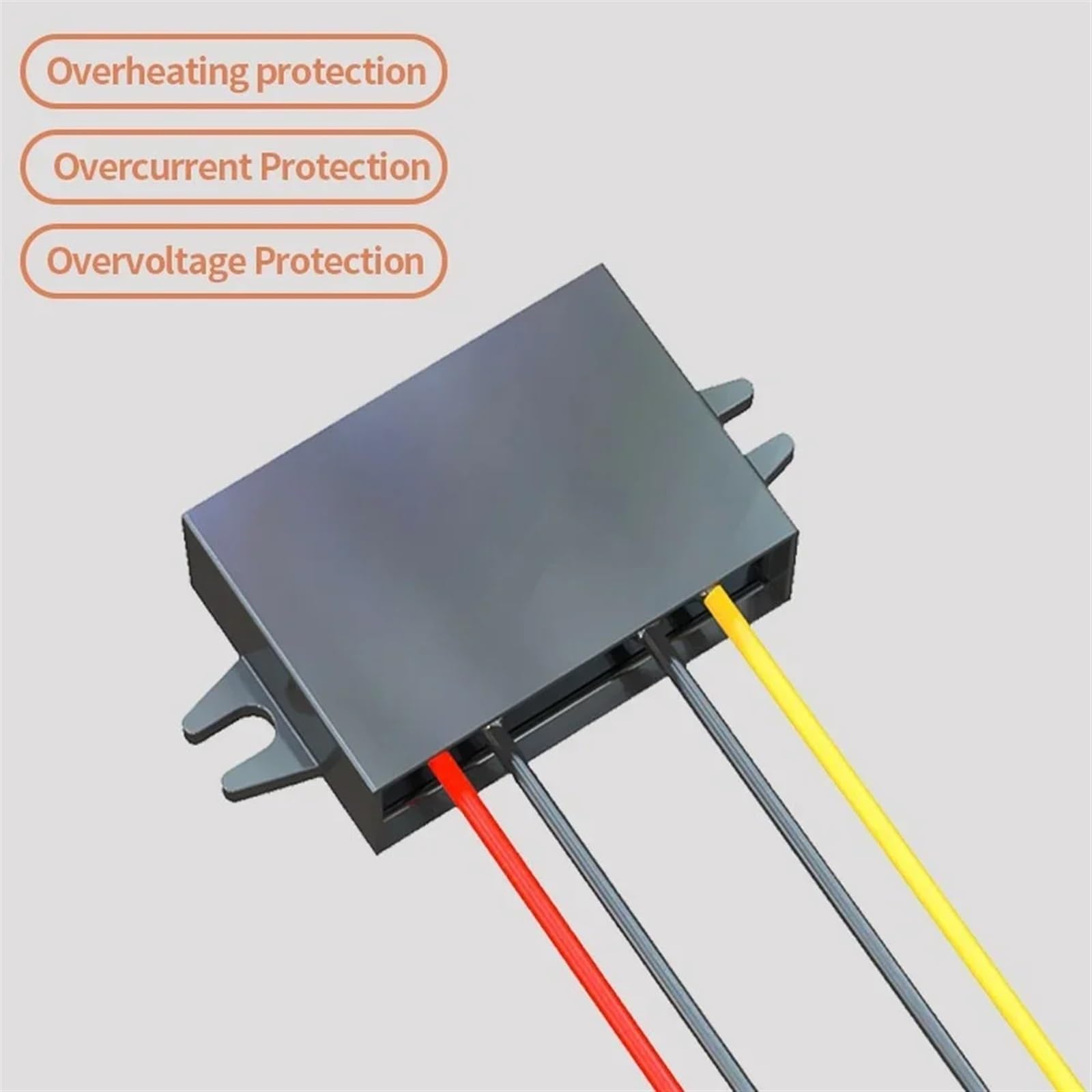 DC15-80V 24V 36V 48V Step DOWN do 12V 5A 4A 3A 2A 1A Zasilacz samochodowy Przetwornica napięcia IP67 DC DC Regulator konwertera do samochodu (kolor: 15V-80V DO 12V 3A, rozmiar: 15V-80V_12V)