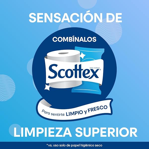 Scottex Papel Higiénico Sensitive 42 rollos con 3 capas cuidado delicado gracias al toque de leche de almendras (7 packs de 6 rollos) Blanco 42 unidad (Paquete de 1) - 4