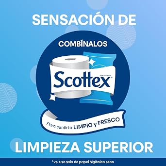 Scottex Quilted Toilet Paper - 63 Rolls