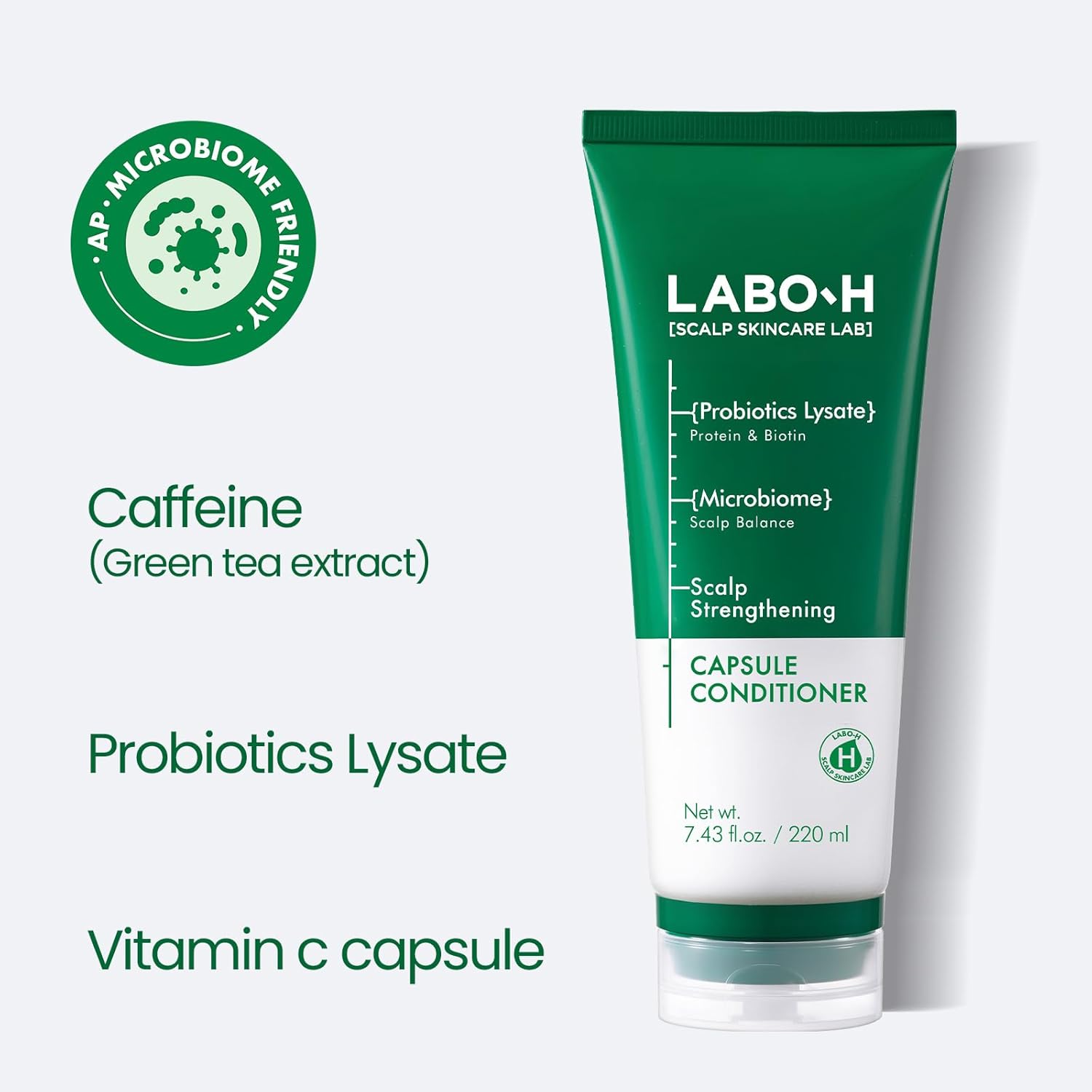 Scalp Strengthening Capsule Conditioner for Hair Growth & Anti-Loss | Vegan Treatment with Vitamin C, Biotin, Caffeine and Rosemary Oil, Instant Softening & Nourishing, Korean, 7.43 Fl. oz. - Image 3