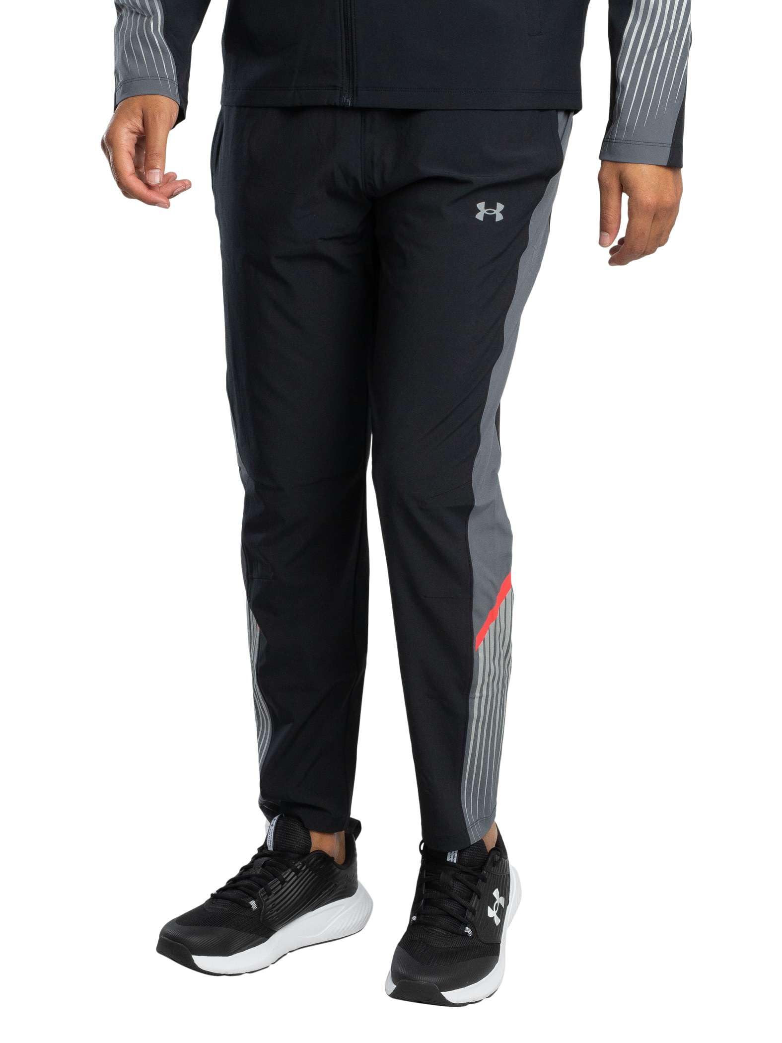 Under Armour Men's Noir Jogging Trousers Velociti Storm