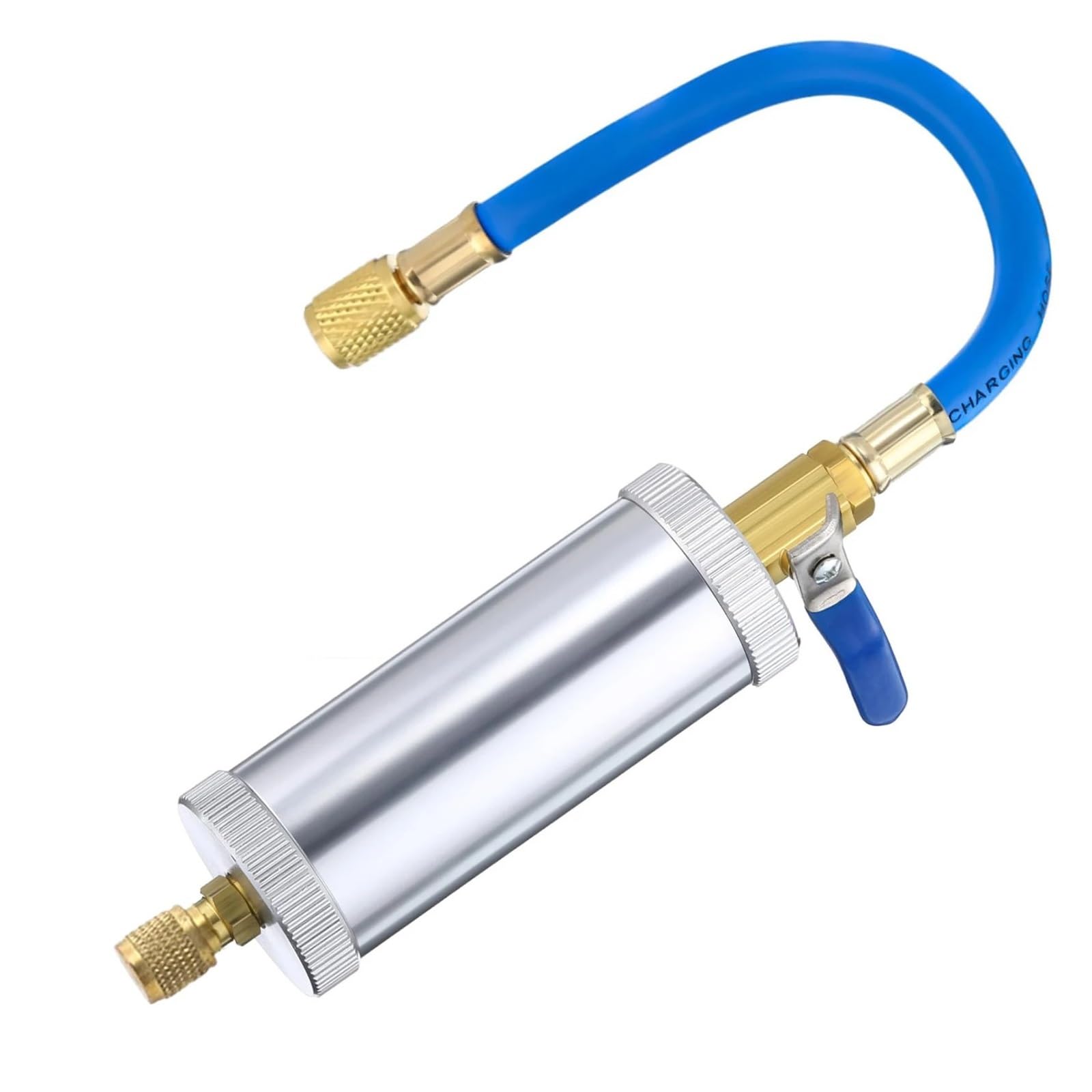 BAPPRJJ Oil Injector Tool R134A Compressor 1/4" SAE Connector R12 R22 Refrigerant System Automotive A/C Dye