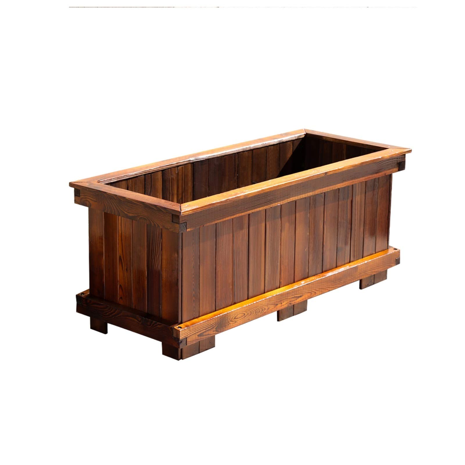 Amazon.com : Flower Pots, Durable Garden Wood Planters Boxes Herb
