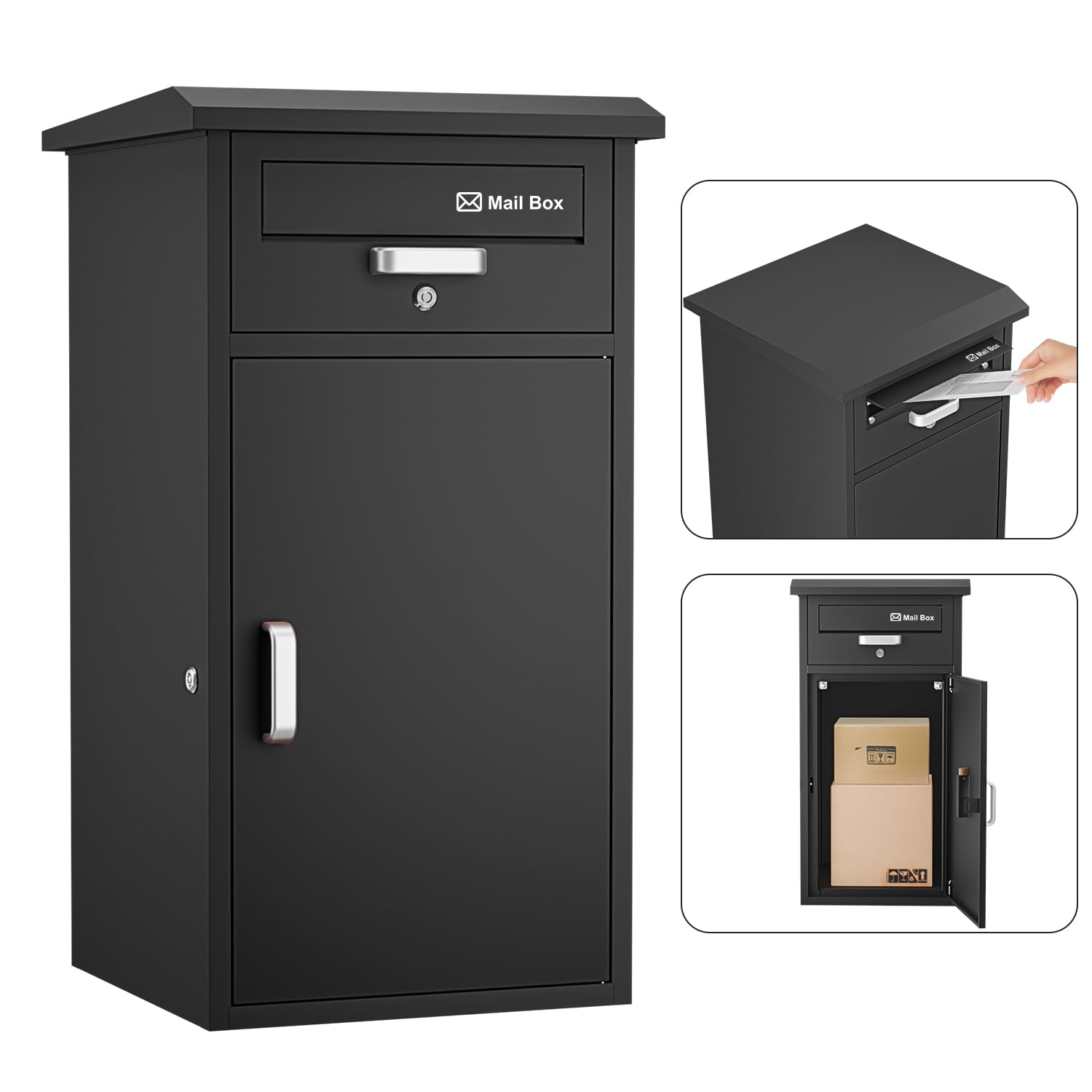 宅配ボックス ポスト 宅配BOX 簡単組立【組み立てあり】0837 宅配ボックス ポスト 宅配BOX 簡単組立【組み立てあり】0837