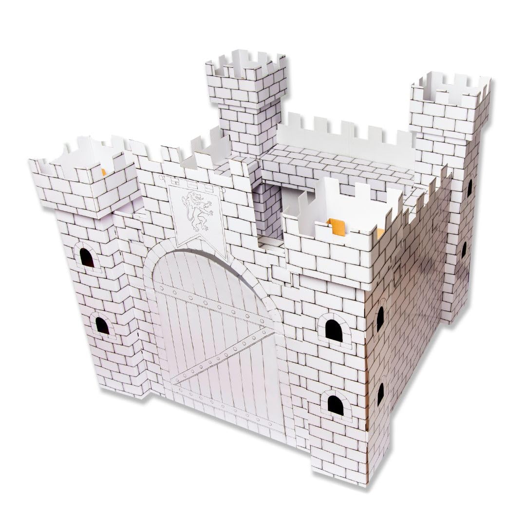 Udo Future Large Castle - 3D Coloring Cardboard Playhouses
