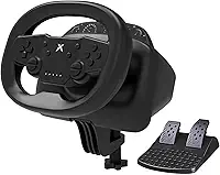 DOYO Gaming Steering Wheel with Pedals, 270 Degree Racing Wheel with Dual-Vibration Motors, Wireless Steering Wheel for PS4, PC, Nintendo Switch, PS3, IOS, Android Racing Games