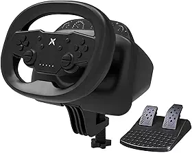 DOYO Gaming Steering Wheel with Pedals, 270 Degree Racing Wheel with Dual-Vibration Motors, Wireless Steering Wheel for PS4, PC, Nintendo Switch, PS3, IOS, Android Racing Games