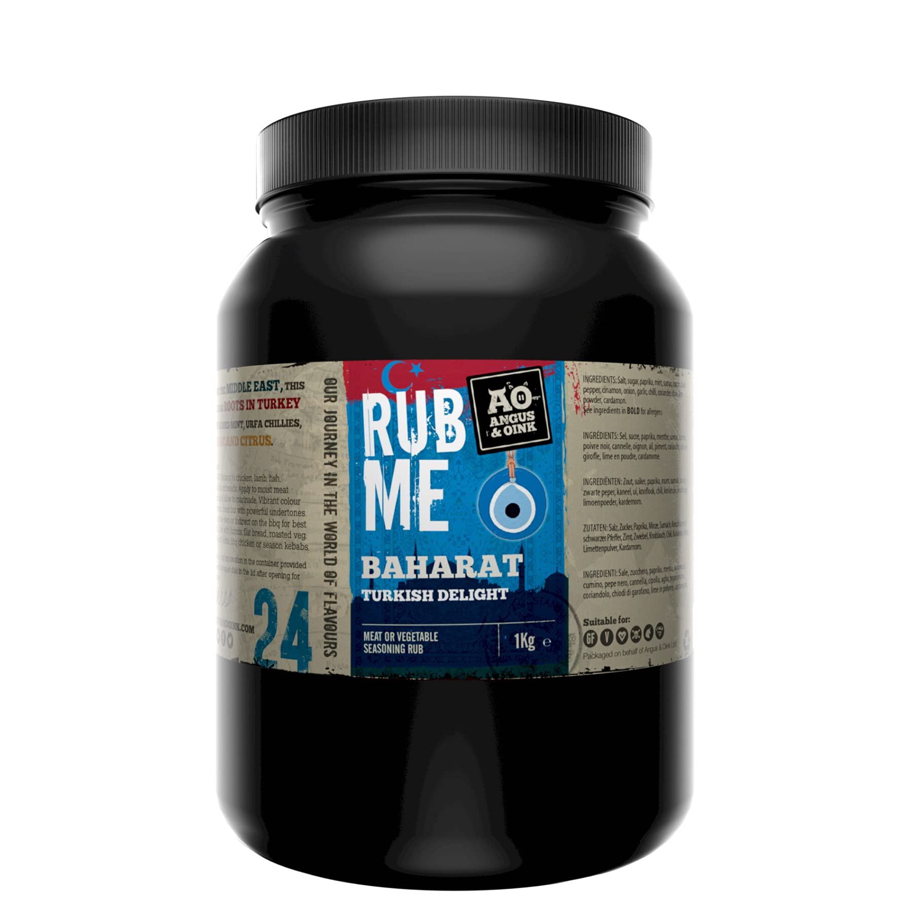 Angus & OinkRub Me Baharat Turkish BBQ Seasoning POD 1.1Kg