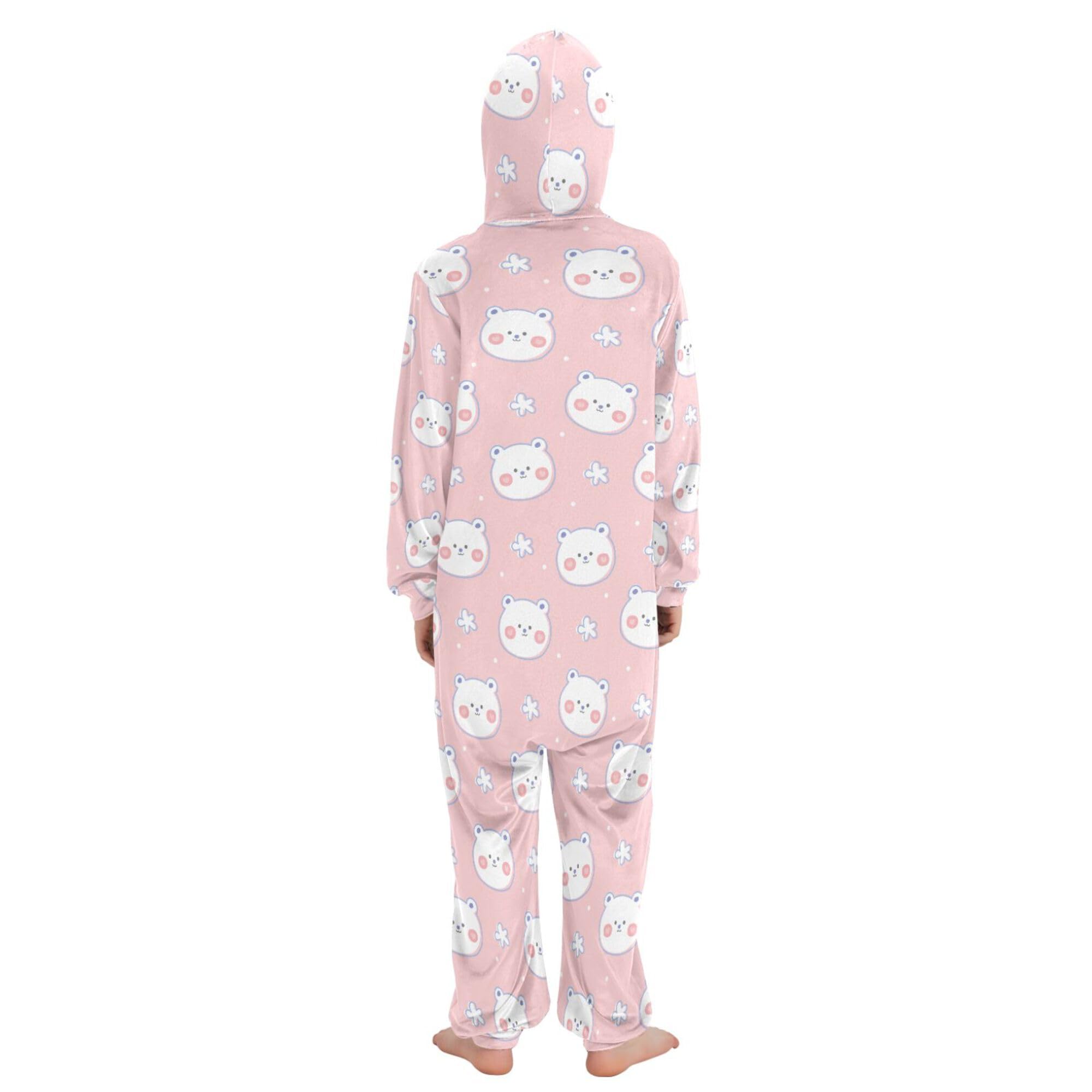 Pigiama intero in flanella con cappuccio e cerniera, tuta coordinata per bambini, simpatica birra, morbida e calda, abbigliamento sportivo per la casa, 5-6T