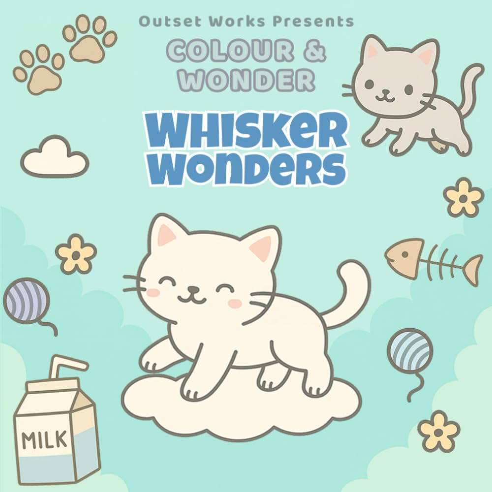 Colour & Wonder: Whisker Wonders: Colouring Books For Kids Ages 3-8 (Colour & Wonder: Colouring Books For Kids Ages 3-8)