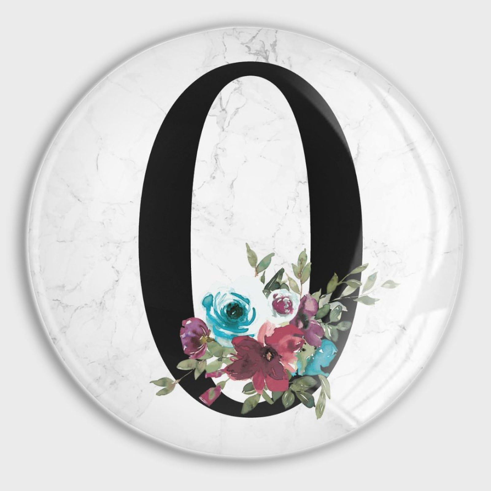 Aimant de réfrigérateur monogramme initiale O lot de 4 idée cadeau déco