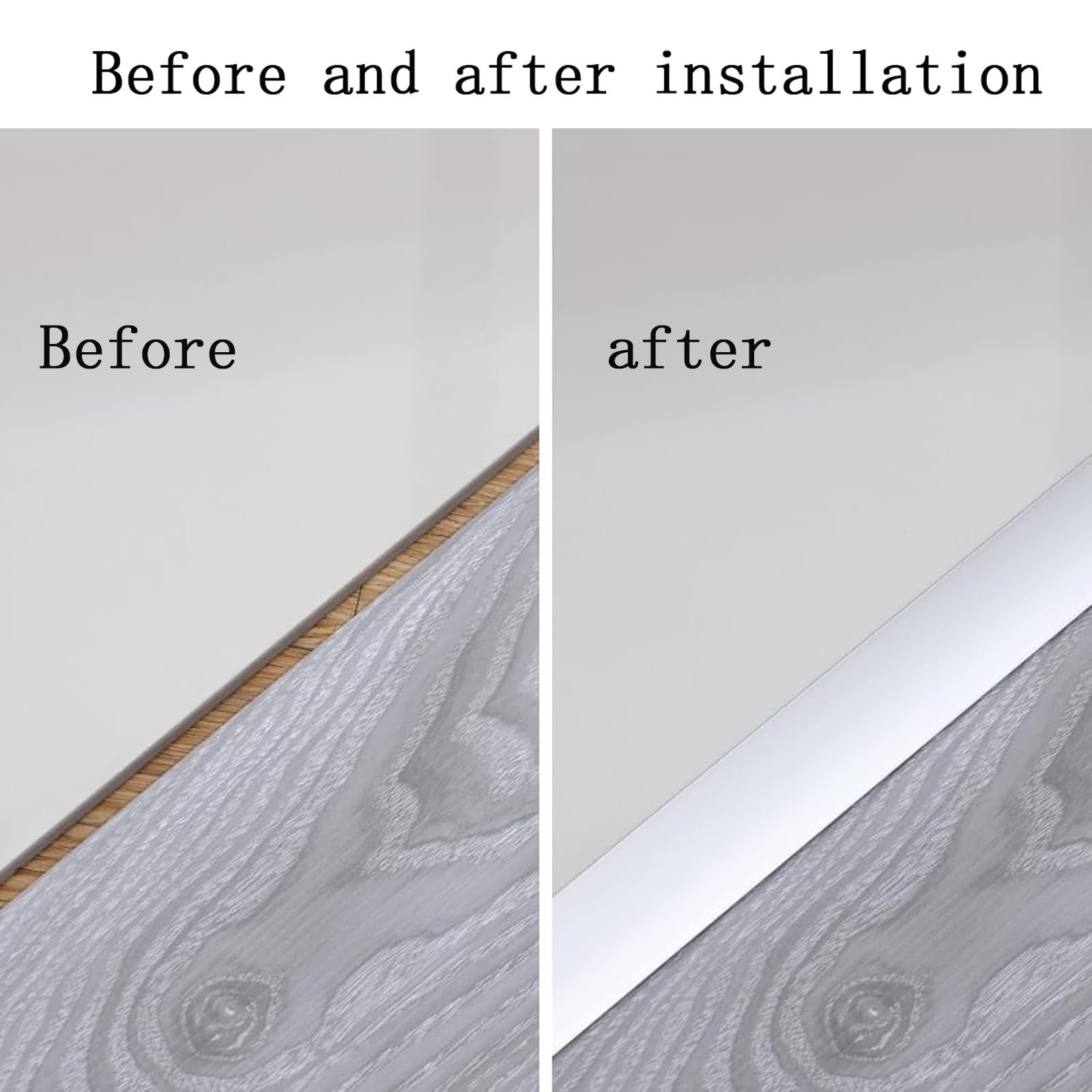 Perfil De Transición para Laminado De Vinilo, Aluminio Tira De Umbral De Transición Ancho 15 22 25mm, Tira Divisoria Plana De Piso para Juntas Entre Suelo Y Baldosa, Moldura En T De Metal(Grey,3Pcs (9