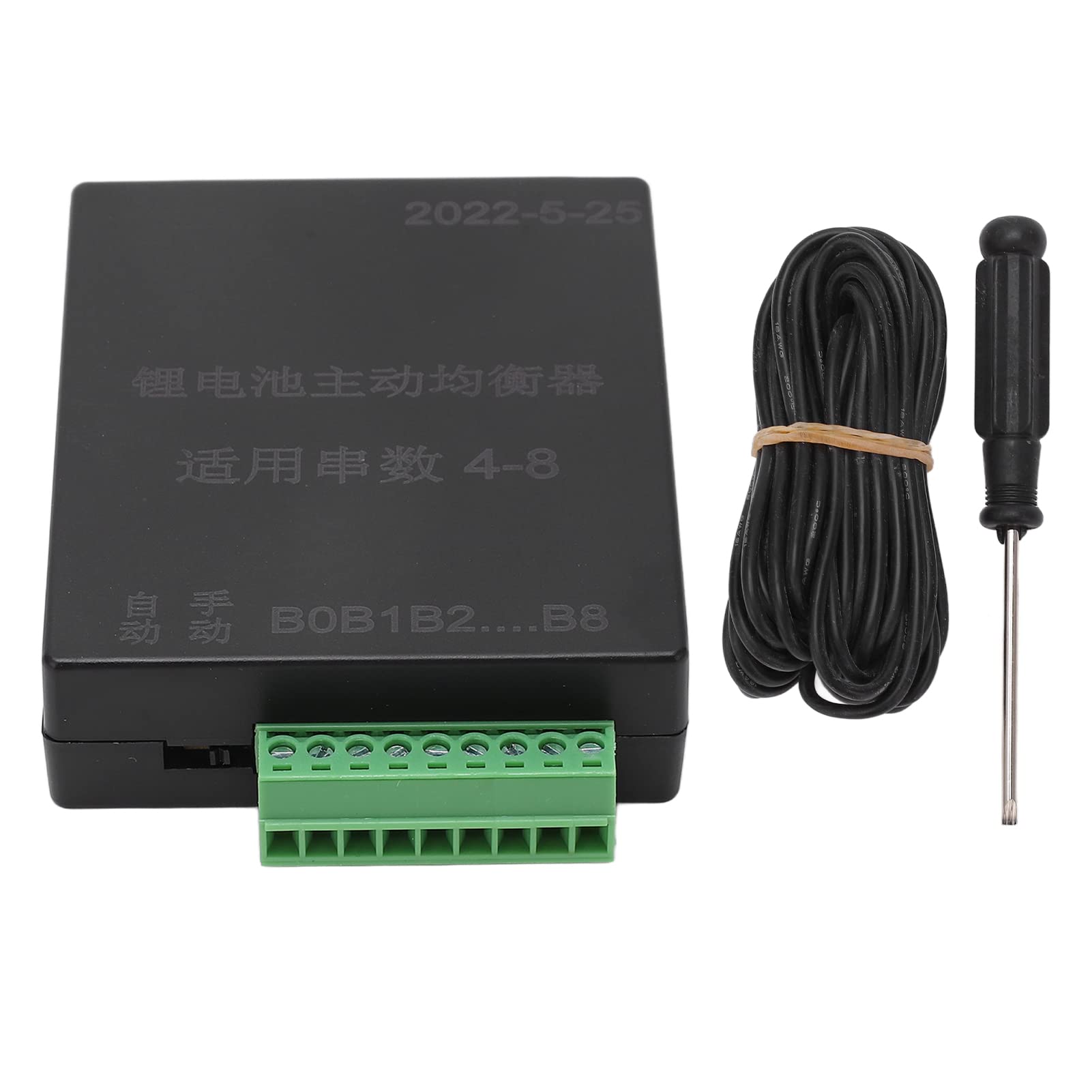 Generic Bilanciatore Attivo per Batterie Al Litio Equalizzatore Efficiente di Accumulo di Energia per Batteria Ternaria/litio Ferro Fosfato, Materiale PC, Corrente di Bilanciamento 10A per Batterie